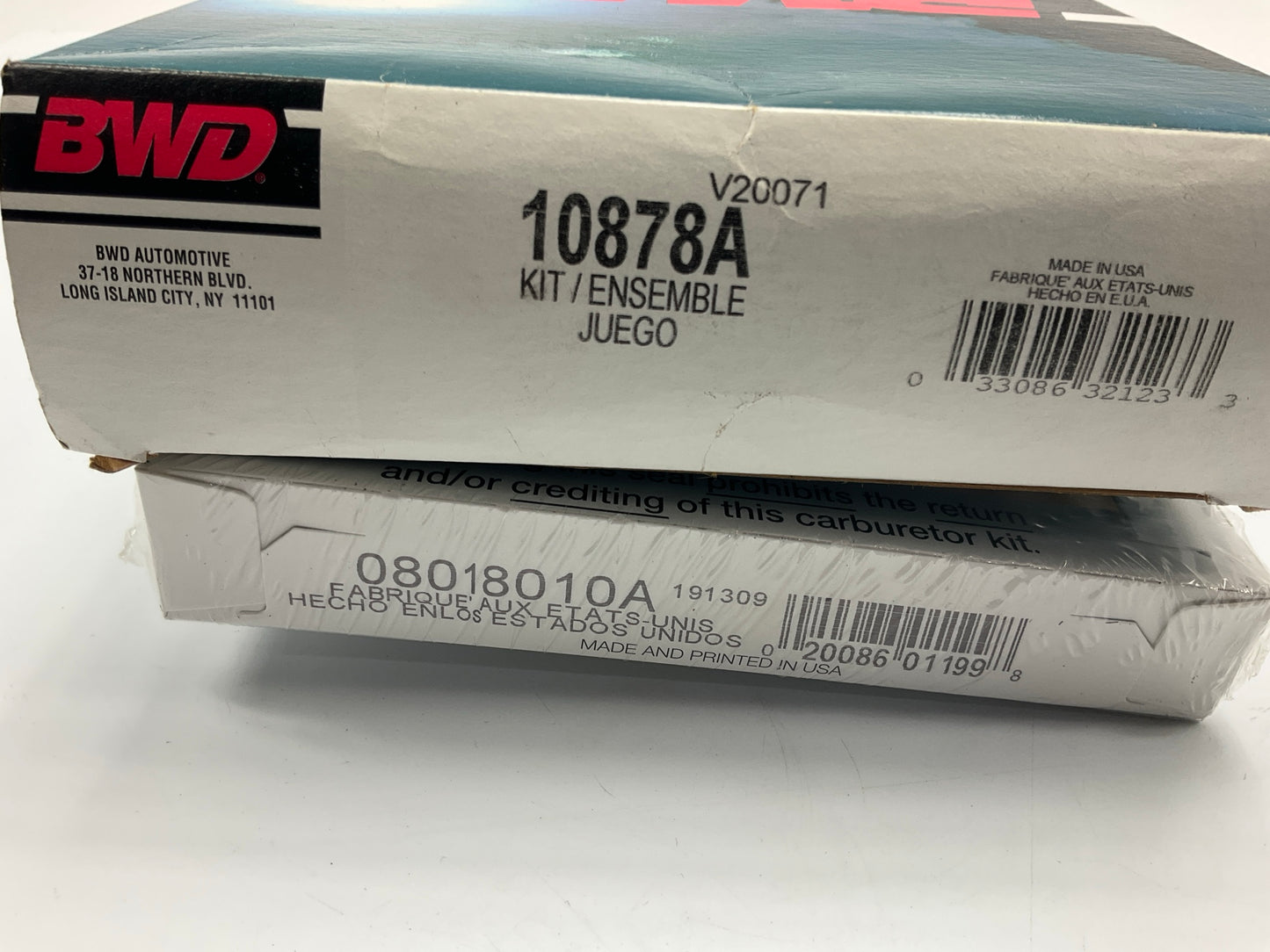 BWD 10878A Fuel Injection Throttle Body Injection Kit