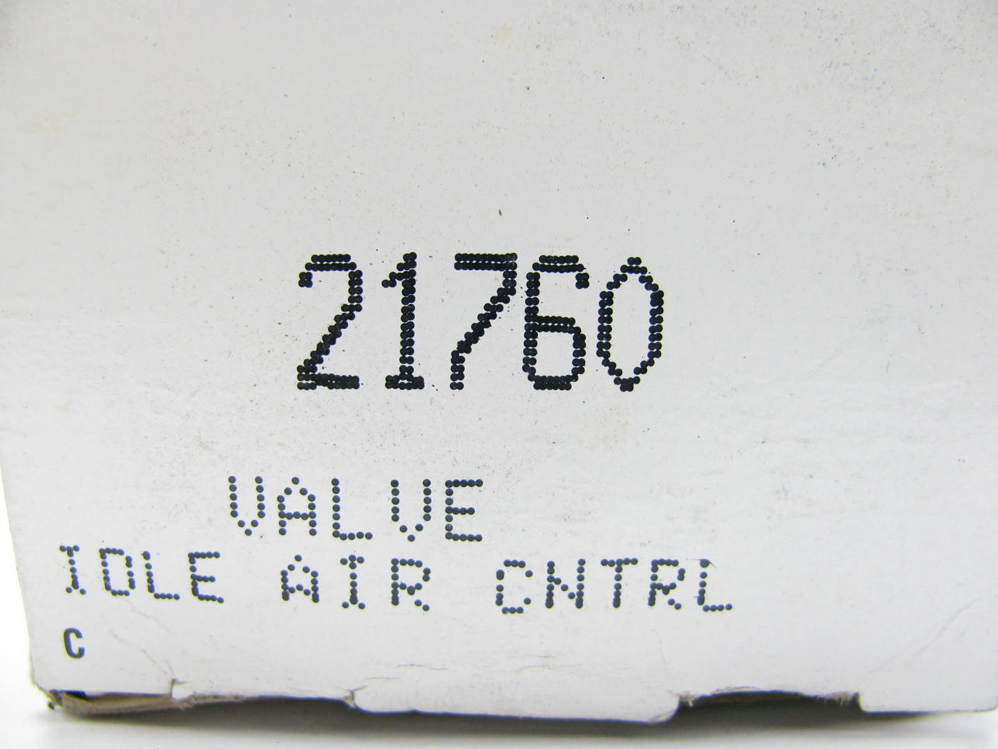 BWD 21760 Fuel Injection Idle Air Control Valve