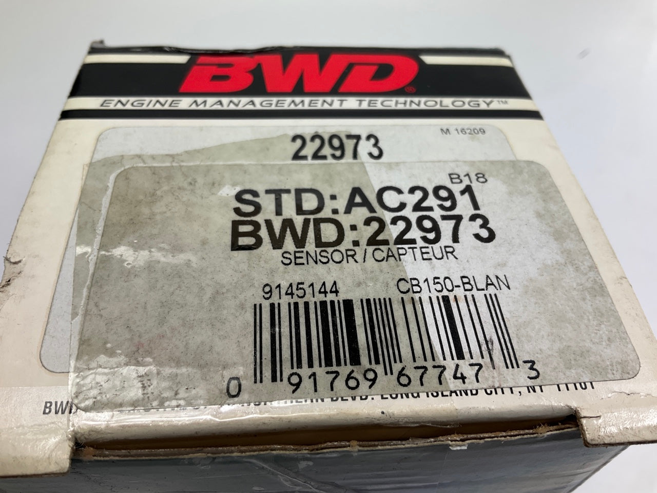 BWD 22973 Idle Air Control Valve IAC