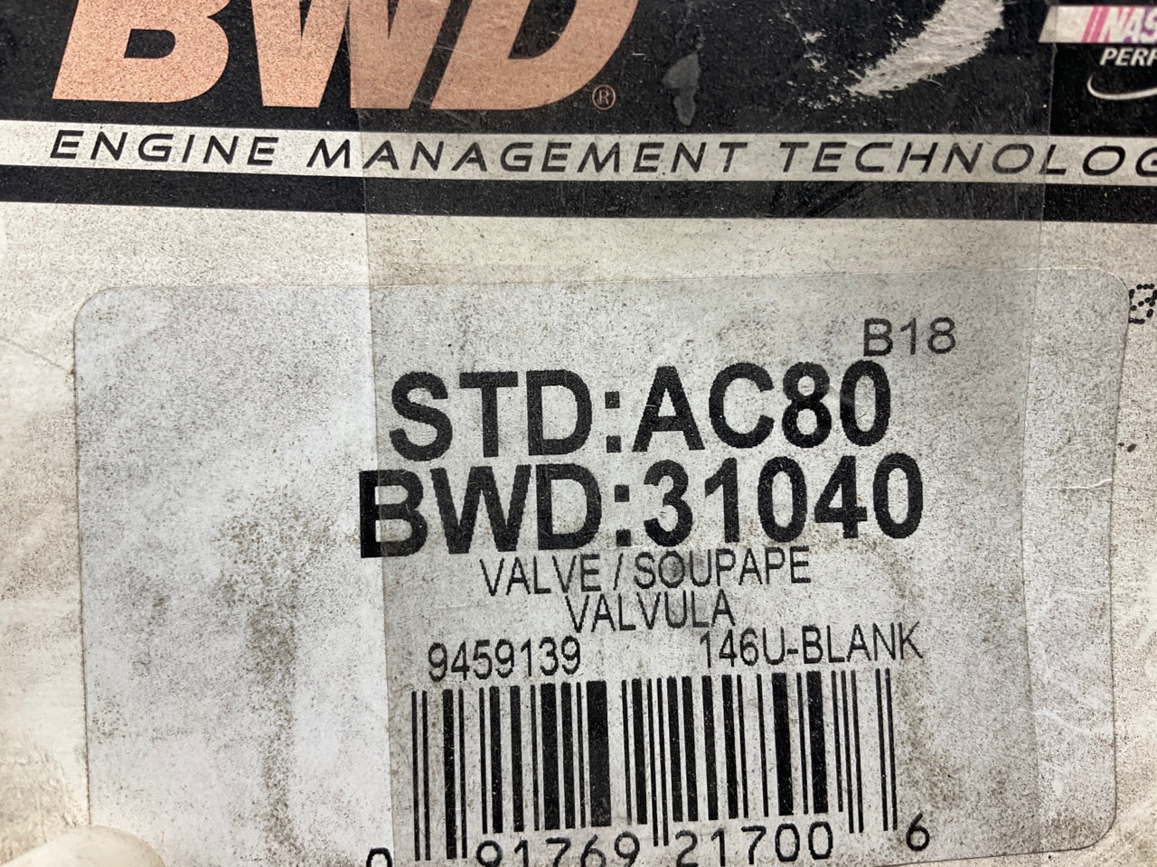 BWD 31040 Idle Air Control Valve IAC
