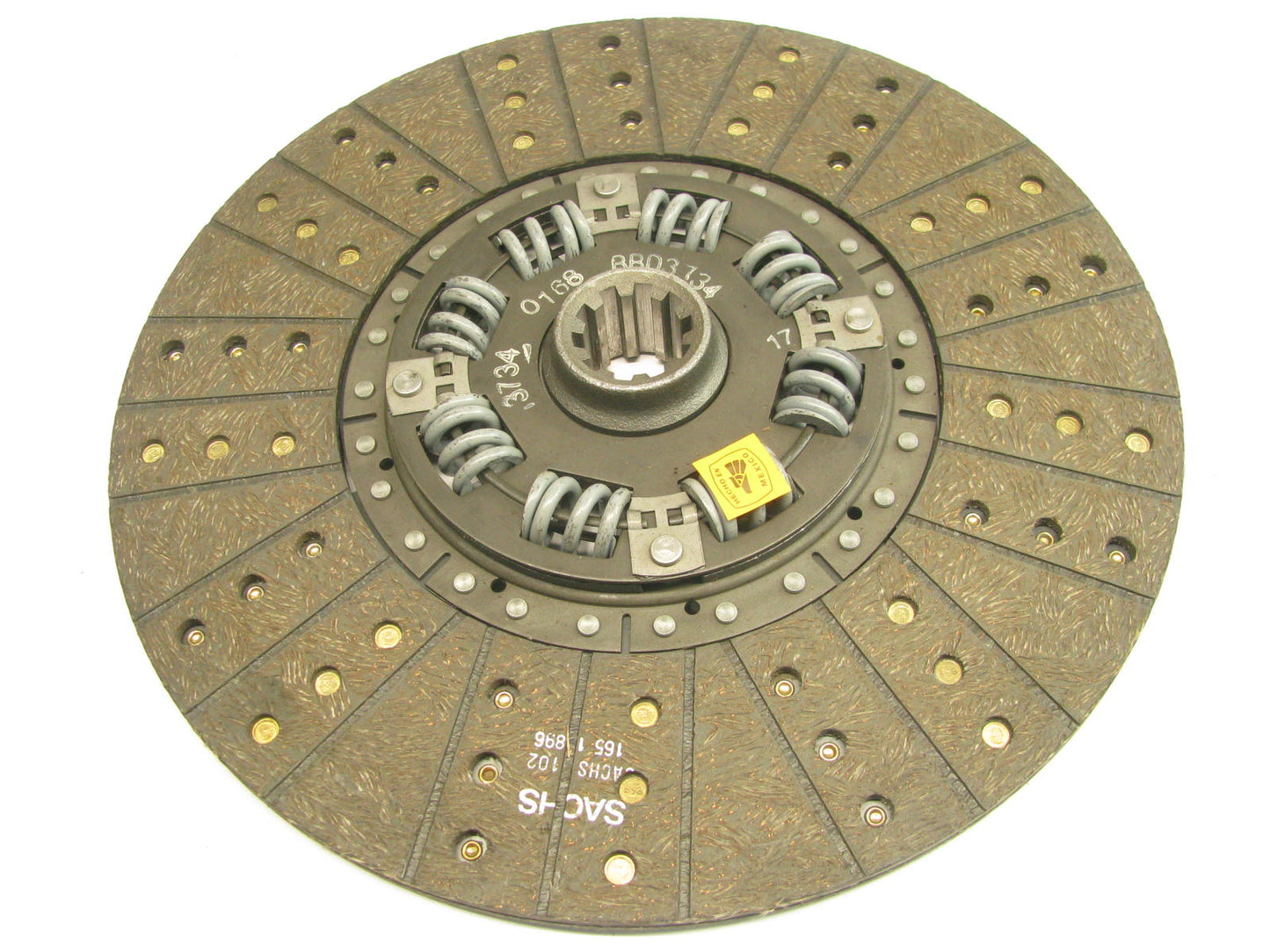 BWD 383734 Clutch Disc For 1967-1977 Dodge Truck 318 361 13''-1 3/8'' 10-spline