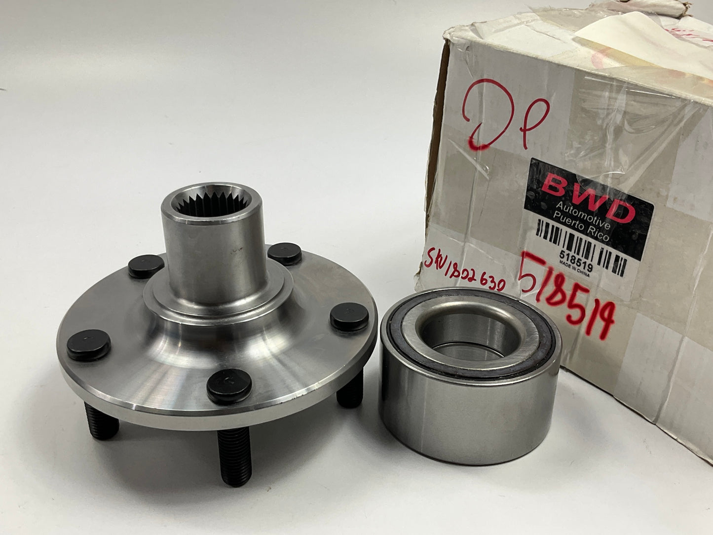 Missing The Snap Ring & Axle Nut - BWD 518519 Front Wheel Hub & Bearing Kit