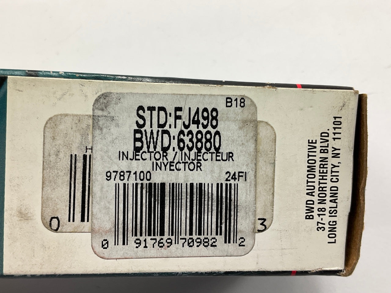 BWD 63880 Fuel Injector OEM GM # 12569091, DOHC ONLY