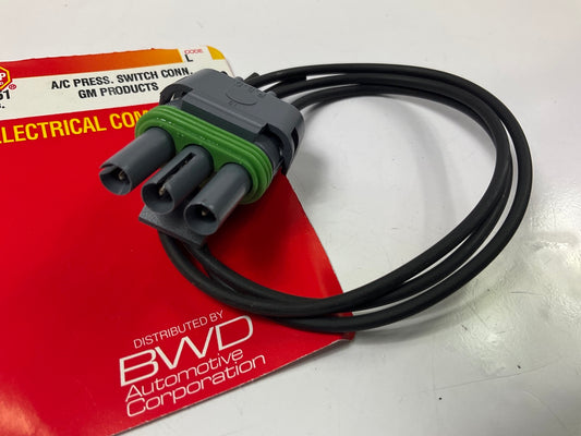 BWD 84051 A/C Pressure Switch Pigtail Connector For 1989-1995 Chevrolet Corvette