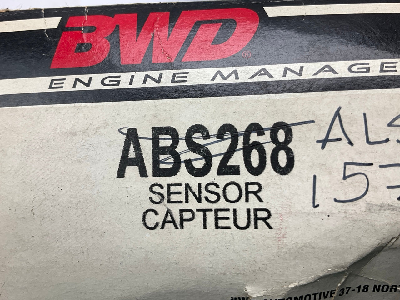 BWD ABS268 Front Right ABS Wheel Speed Sensor - 2WD (RWD) MODELS ONLY