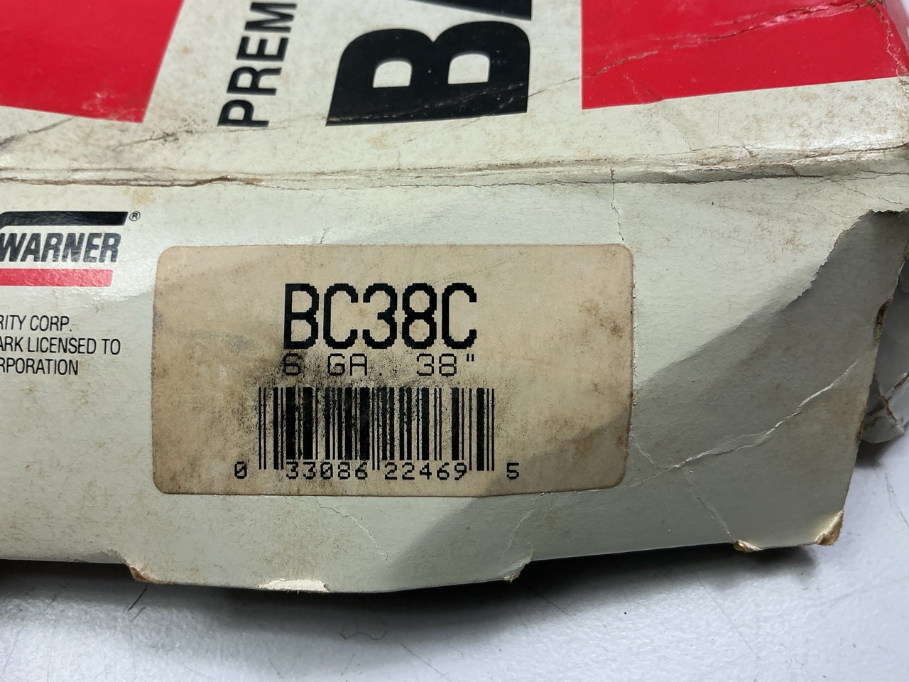 BWD BC38C Battery Cable, 6 Gauge, 38'' Positive, Top Post