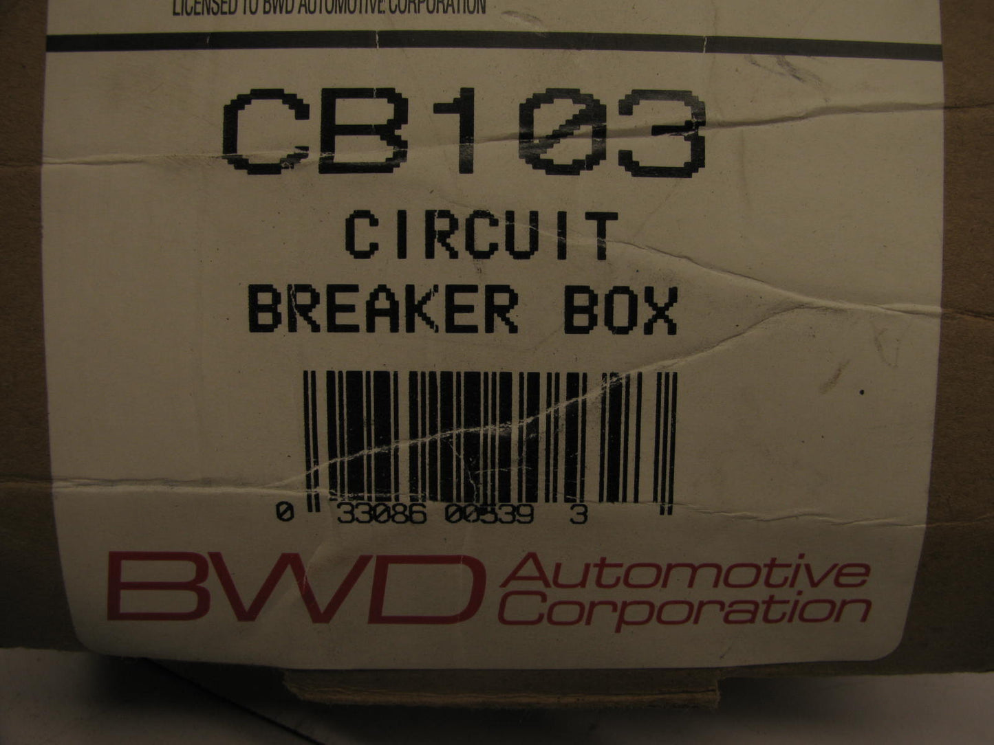 BWD CB103 Circuit Breaker Tray - Accepts 6 Snap-In Breakers