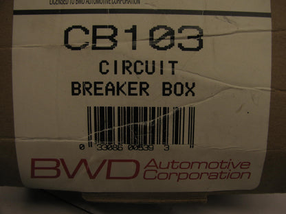 BWD CB103 Circuit Breaker Tray - Accepts 6 Snap-In Breakers