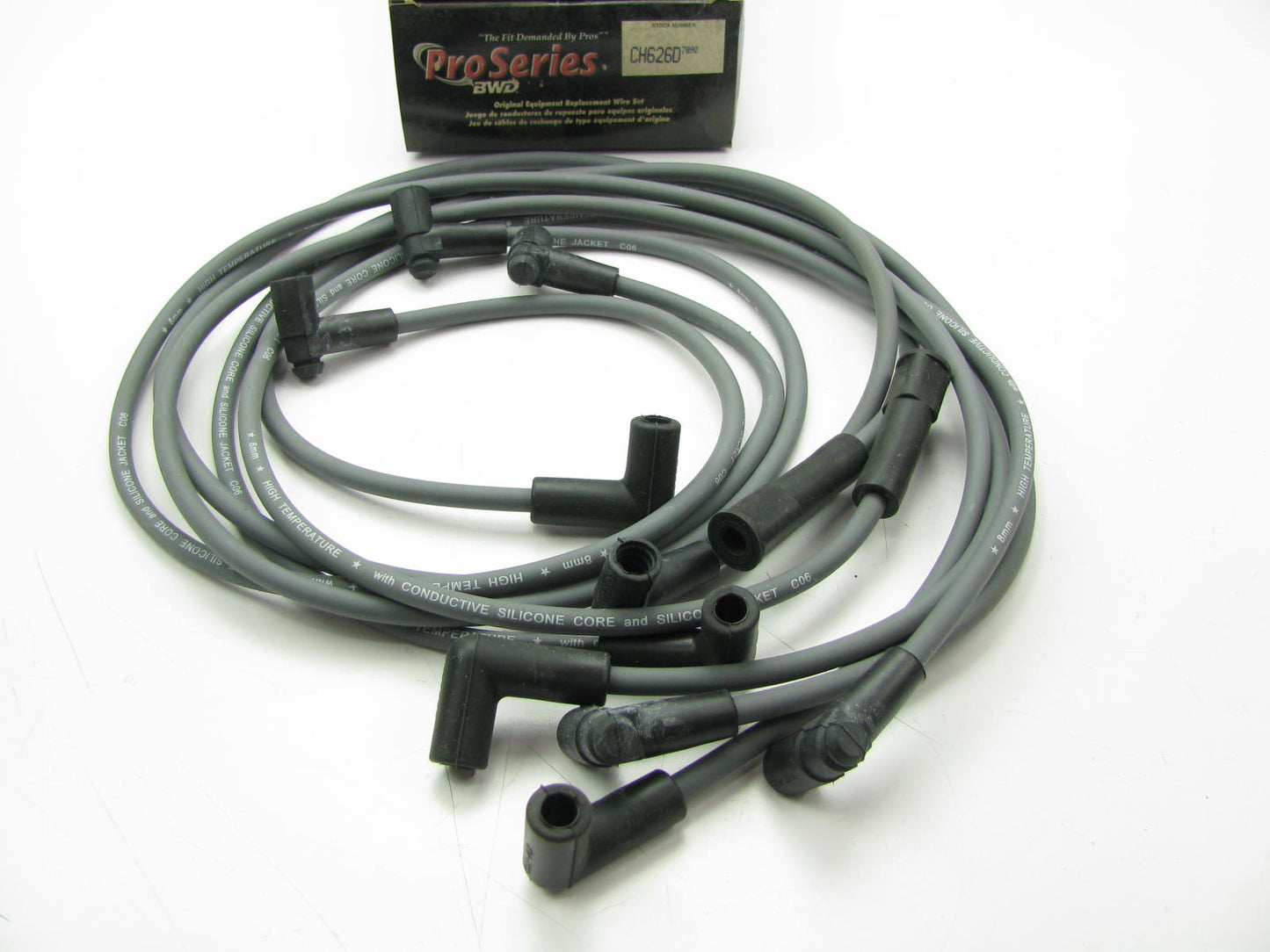 BWD CH626D Ignition Spark Plug Wire Set for 1978-1984 GM 3.3L 3.8L V6