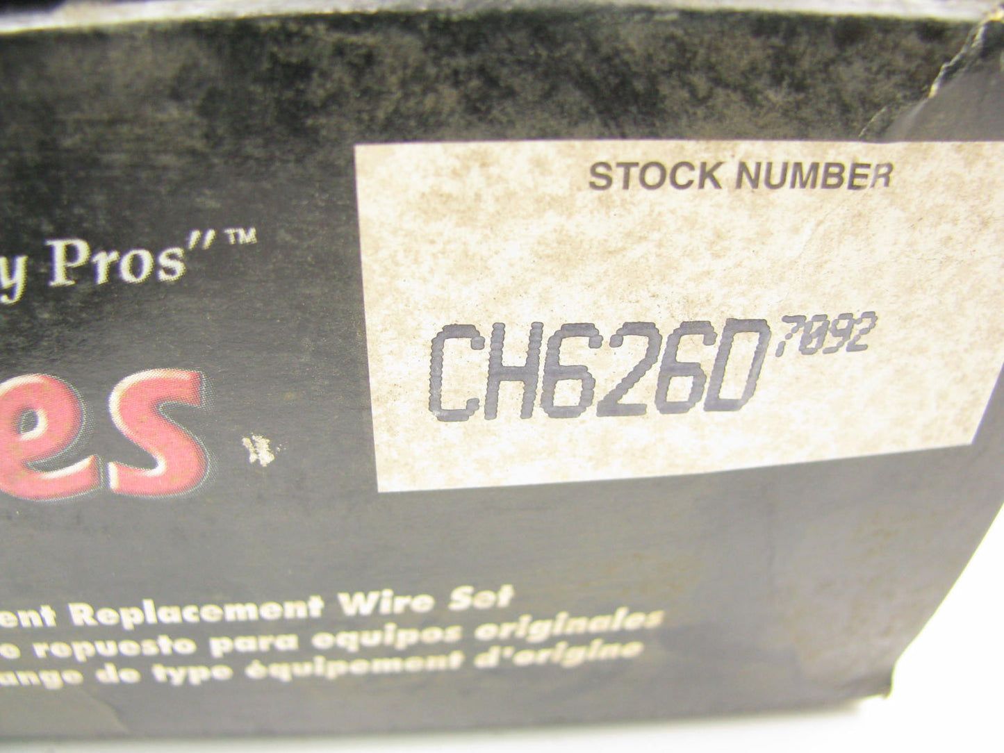 BWD CH626D Ignition Spark Plug Wire Set for 1978-1984 GM 3.3L 3.8L V6