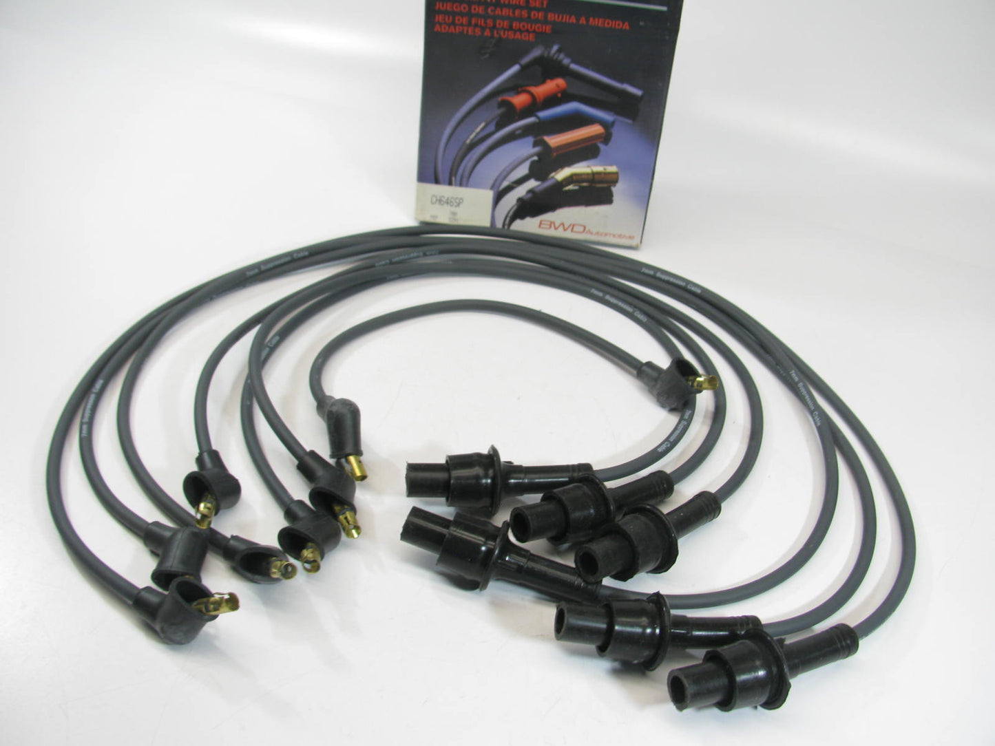 BWD CH646SP Ignition Spark Plug Wire Set For 1982-1988 Toyota 2.8L-L6