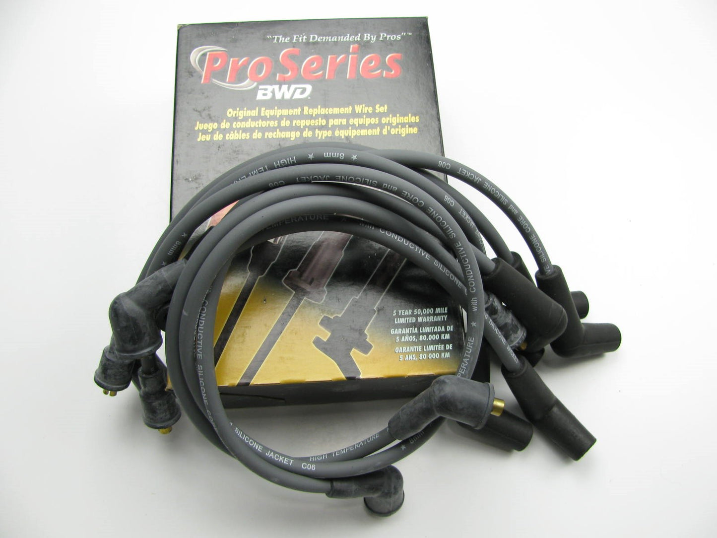 BWD CH647D Pro-series Ignition Spark Plug Wire Set - For 1981-1987 Land Cruiser