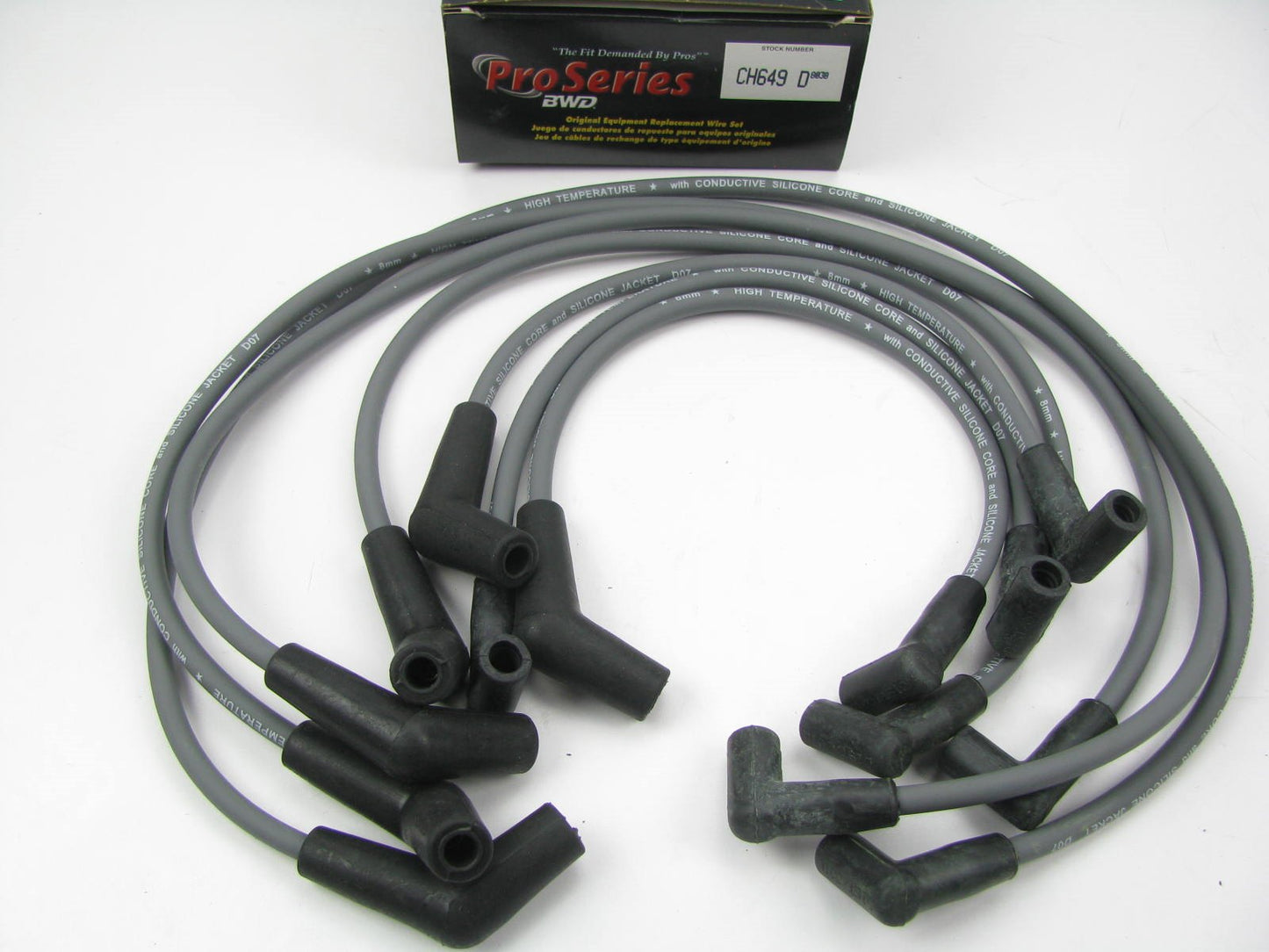 BWD CH649D Ignition Spark Plug Wire Set - 1984-1987 Ford 232 3.8L V6