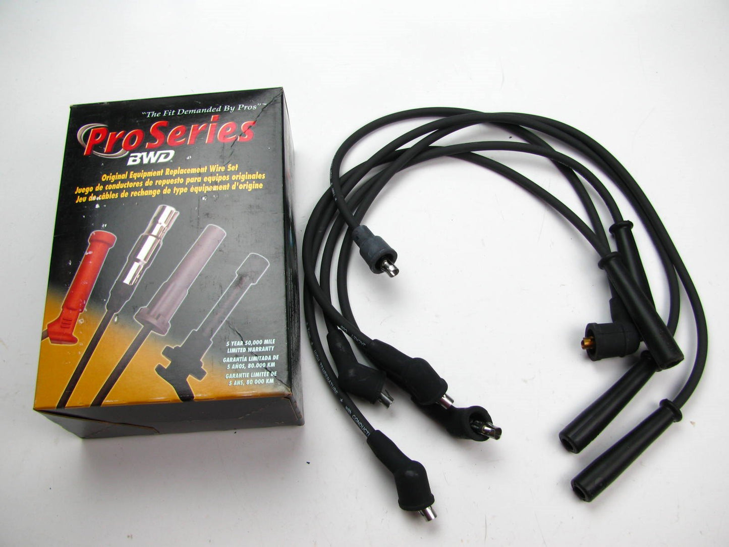 New BWD CH74103D Ignition Spark Plug Wire Set For 88-92 Festiva, 94-97 Aspire