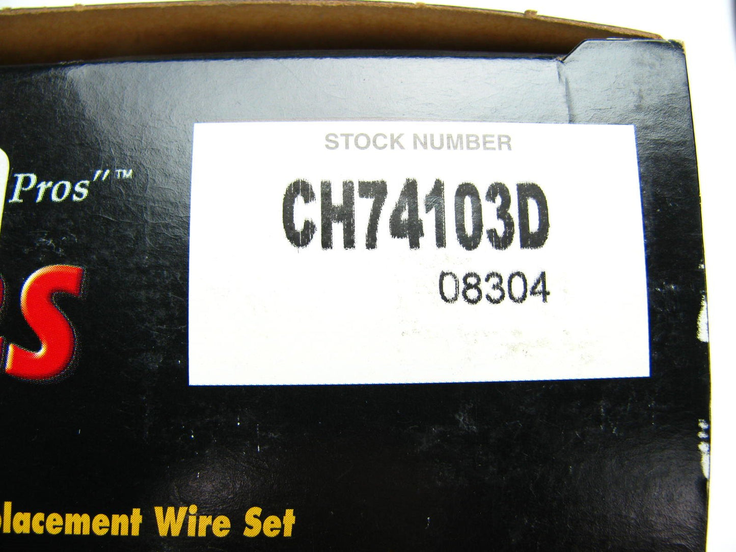 New BWD CH74103D Ignition Spark Plug Wire Set For 88-92 Festiva, 94-97 Aspire