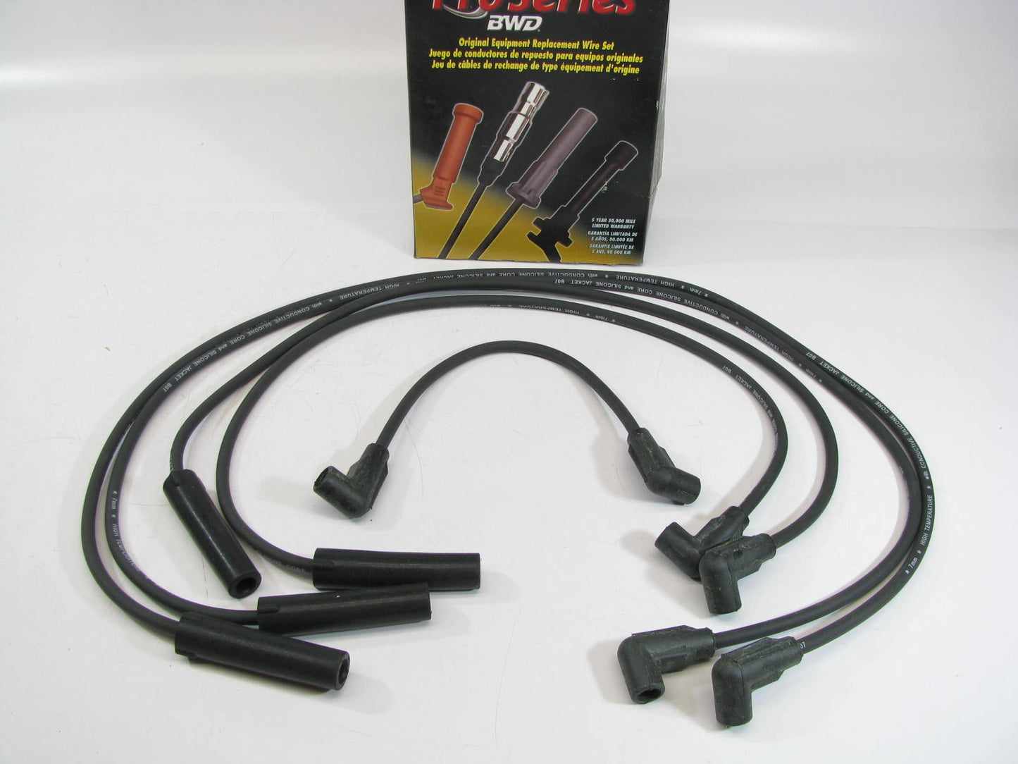 BWD CH7413D Pro Series Ignition Spark Plug Wire Set - 88-93 GM Chevy 2.5L Trucks