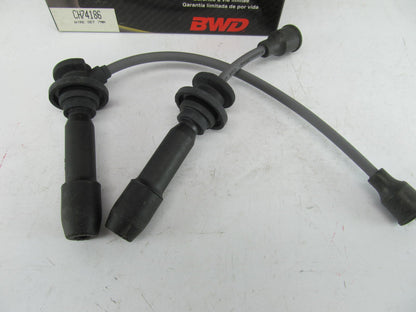 BWD CH74186 Ignition Spark Plug Wire Set - 2 WIRES ONLY AS SHOWN - W/O COP Boots