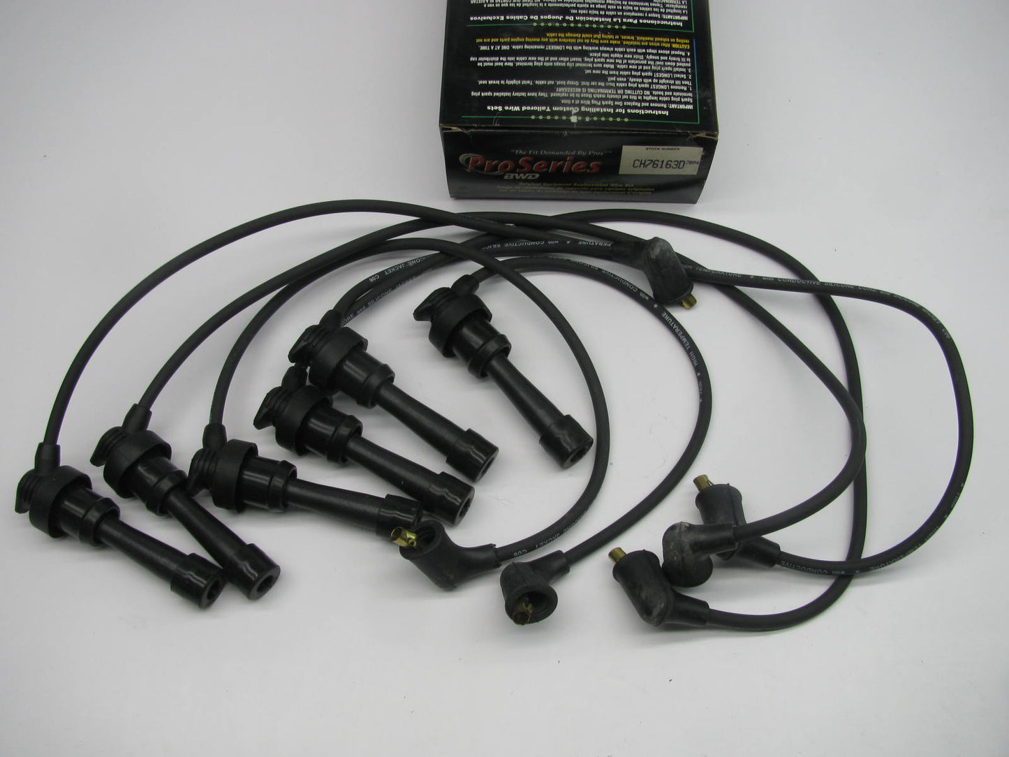 BWD CH76163D Ignition Spark Plug Wire Set For 1997-99 Mitsubishi 3000GT 3.0L-V6