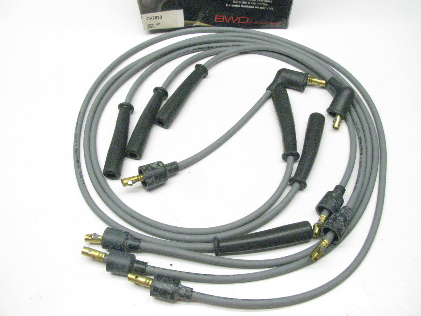 BWD CH7623 Ignition Spark Plug Wire Set For 1988-1991 Subaru XT 2.7L-H6