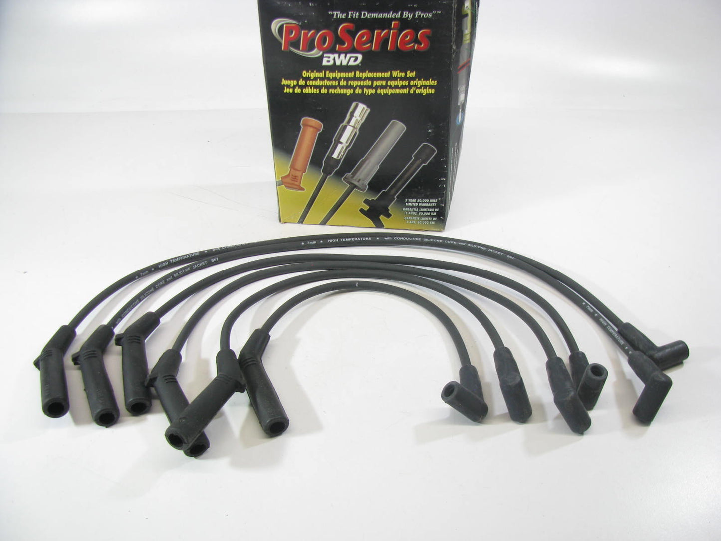 BWD CH7626D Ignition Spark Plug Wire Set For 1990-1995 Chrysler 3.3L 3.8L-V6