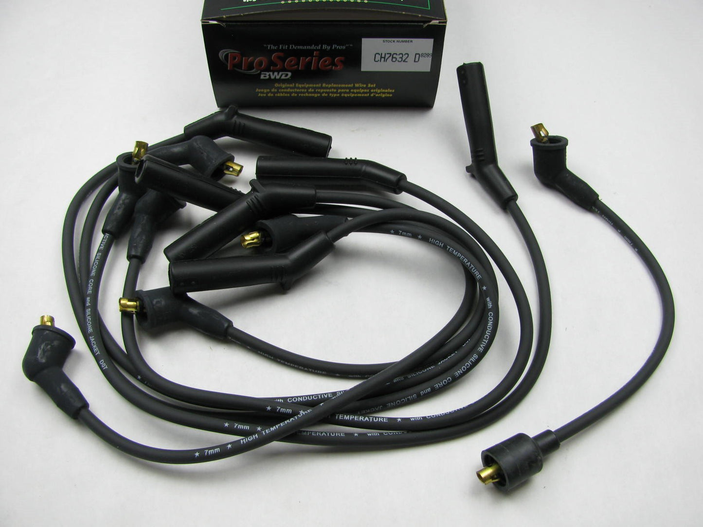 BWD CH7632D Ignition Spark Plug Wire Set For 1991-96 Dodge Stealth NON-TURBO