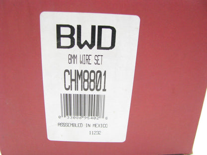 BWD CHM8801 Universal MARINE Ignition Spark Plug Wire Set