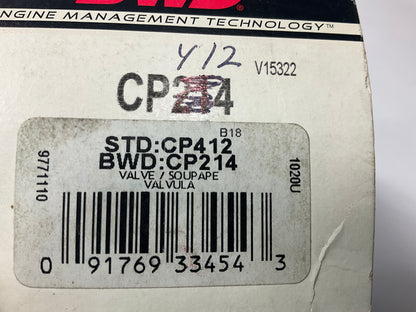 BWD CP214 Vapor Canister Purge Valve Solenoid
