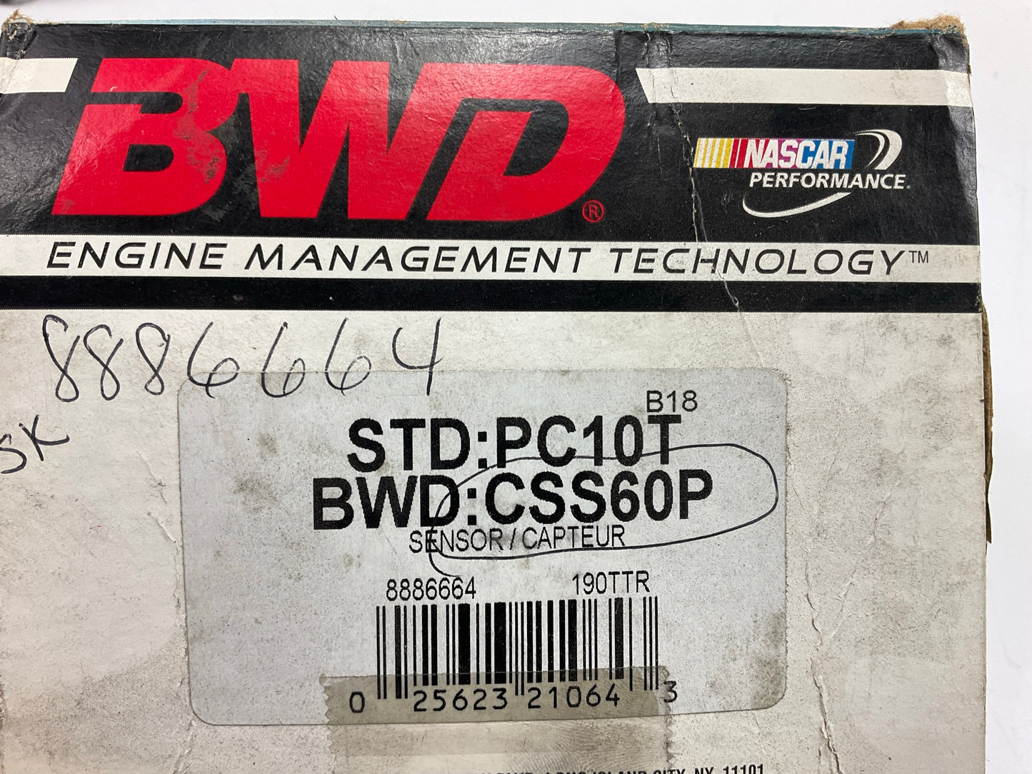 BWD CSS60P Engine Crankshaft Position Sensor For 1989-1994 Ford 2.3L-L4