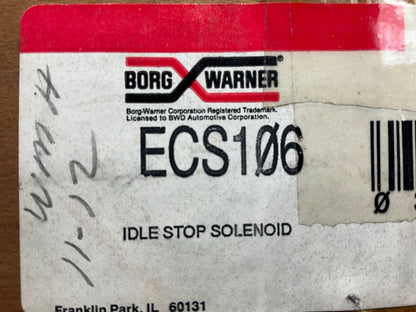 1985 Ford H.D. Truck BWD ECS106 Carburetor Idle Stop Solenoid Ford E5DZ-9S520-A