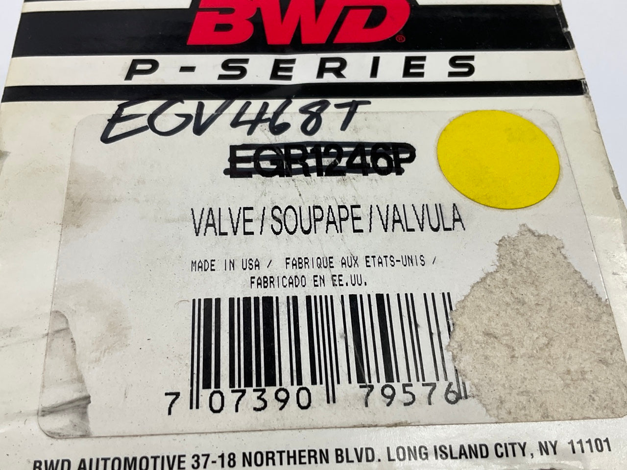 BWD EGR 1246P EGR Valve