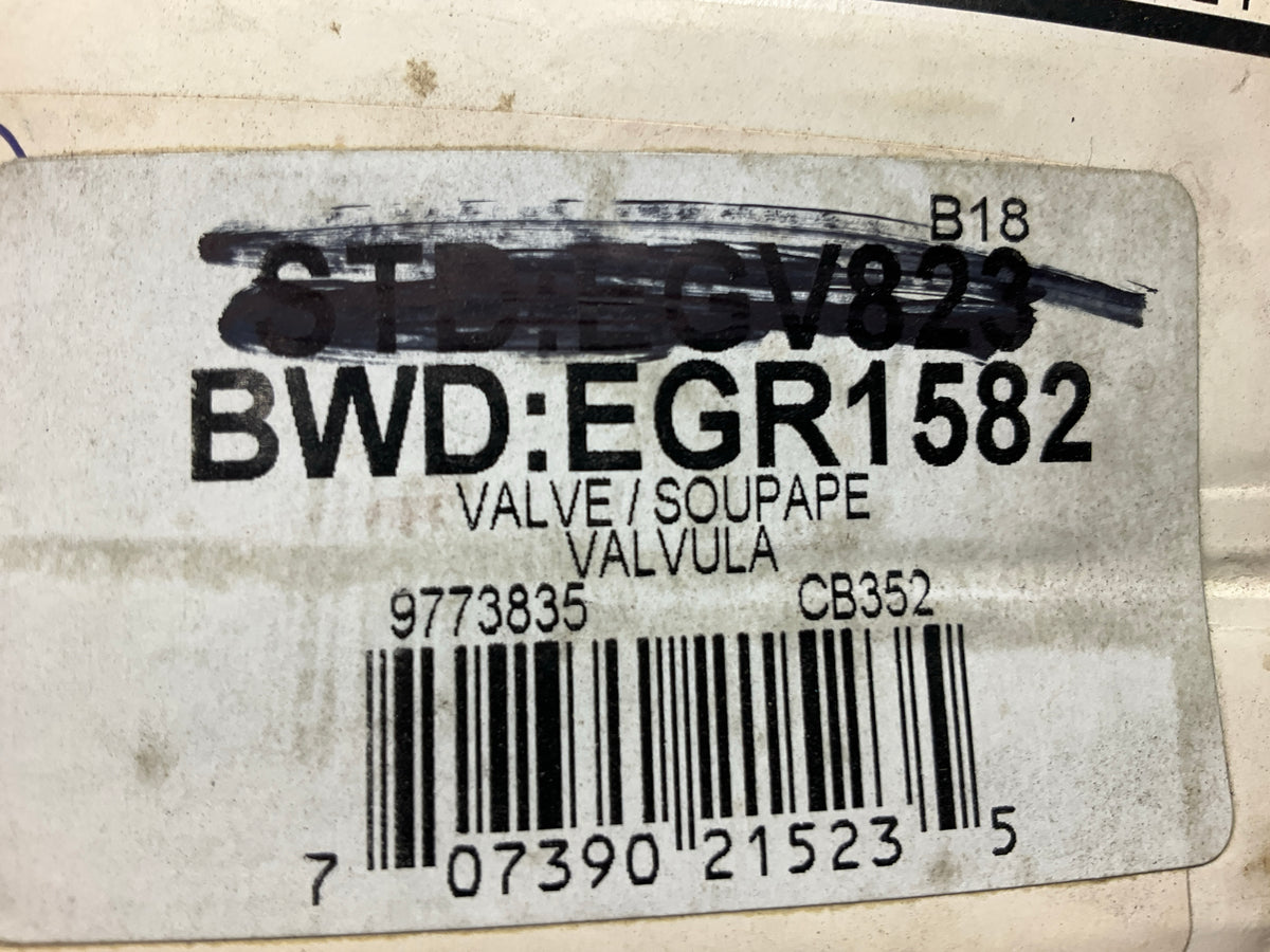 CRACK ON CONNECTOR BWD EGR1582 Exhaust Gas Recirculation (EGR) Valve