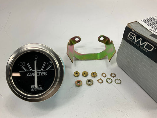 Vintage Borg Warner BWD GA02 Univeral Amp Meter Ammeter Gauge 2'', 30-0-30