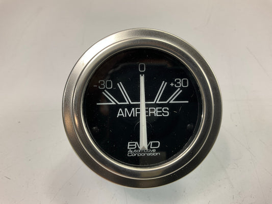 Vintage Borg Warner BWD GA02 Univeral Amp Meter Ammeter Gauge 2'', 30-0-30