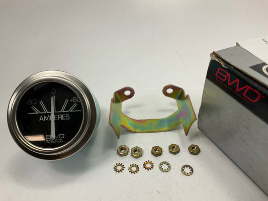 Vintage Borg Warner BWD GA02 Univeral Amp Meter Ammeter Gauge 2'', 60-0-60