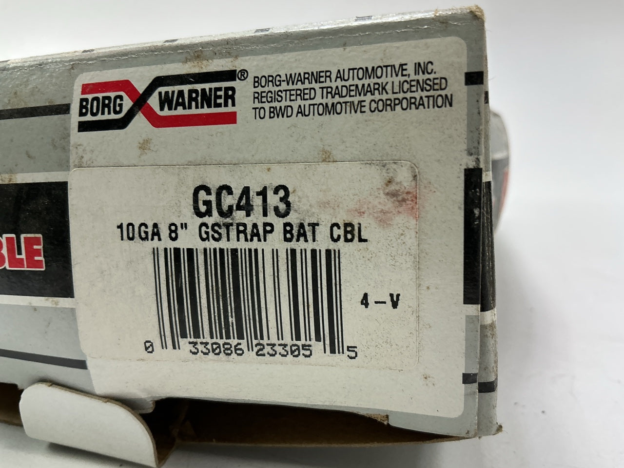 BWD GC413 Battery Cable Ground Strap, 10 Gauge , 8'' Long
