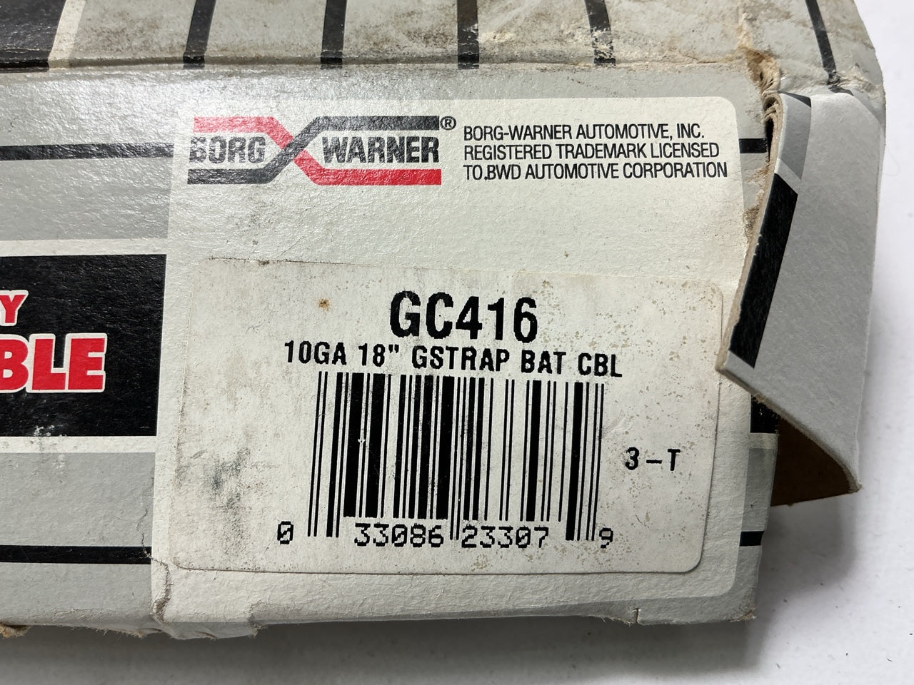 BWD GC416 Battery Cable Ground Strap - 10 Gauge , 18'' Long