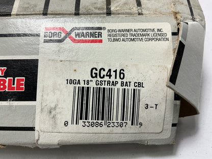 BWD GC416 Battery Cable Ground Strap - 10 Gauge , 18'' Long