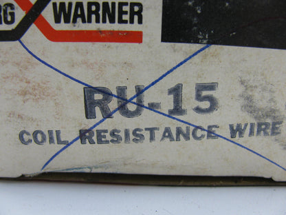 BWD RU-15 Ignition Coil Ballast Resistor