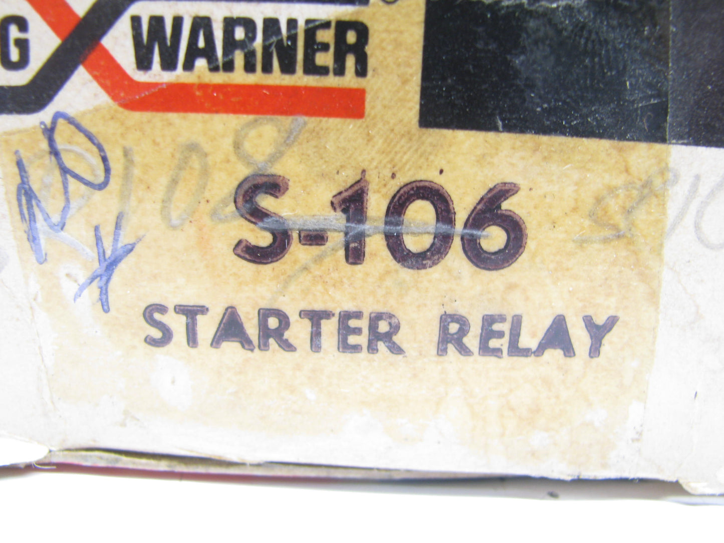 Borg Warner S106 Starter Relay For 67-68 Chrysler W/manual Transmission 2642782