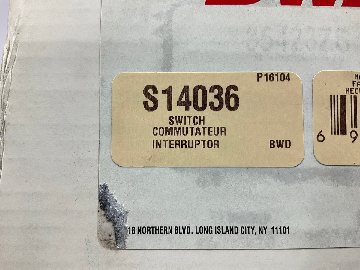BWD S14036 Wiper / Washer Turn Signal Switch 95-99 SW1, 95-01 SW2