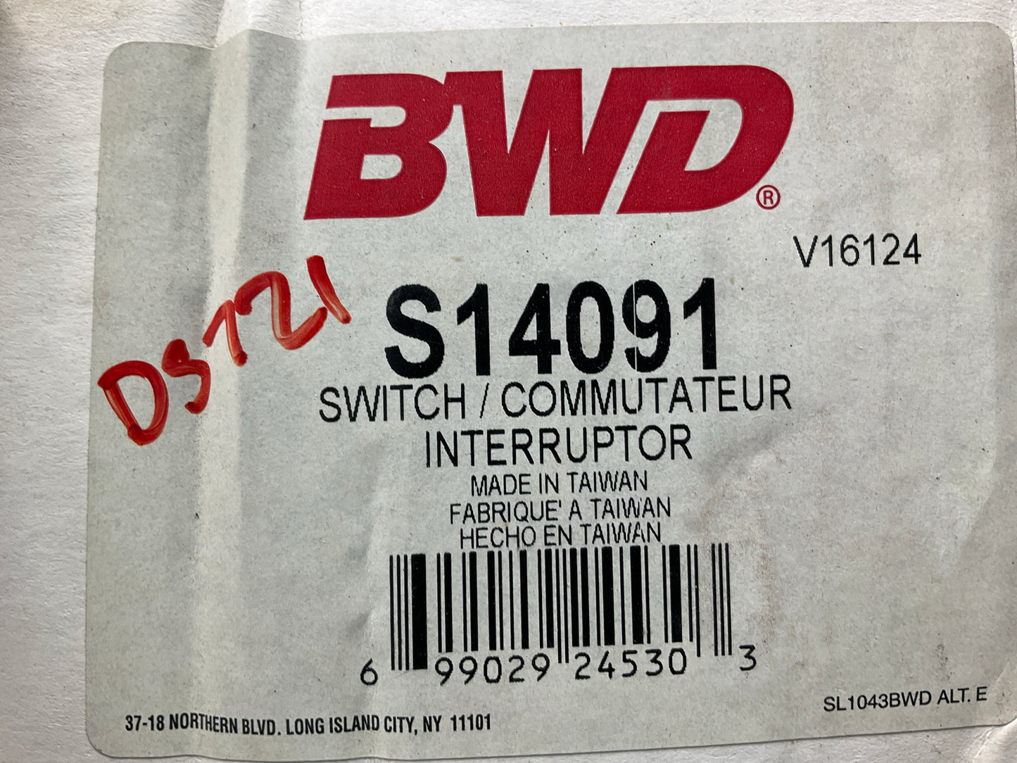 BWD S14091 Turn Signal Cruise Control Dimmer Combination Switch