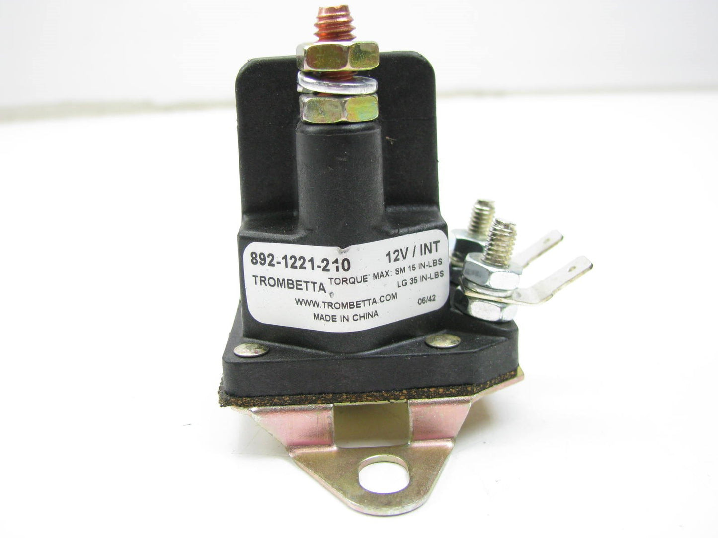 BWD S5204 Starter Solenoid - Replaces 892-1221-210 For Toro, Trombetta