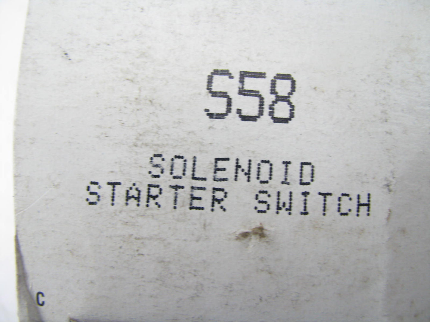 BWD S58 Starter Solenoid Switch - 1M1091 3L3 F490 SS49 F903