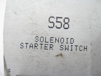 BWD S58 Starter Solenoid Switch