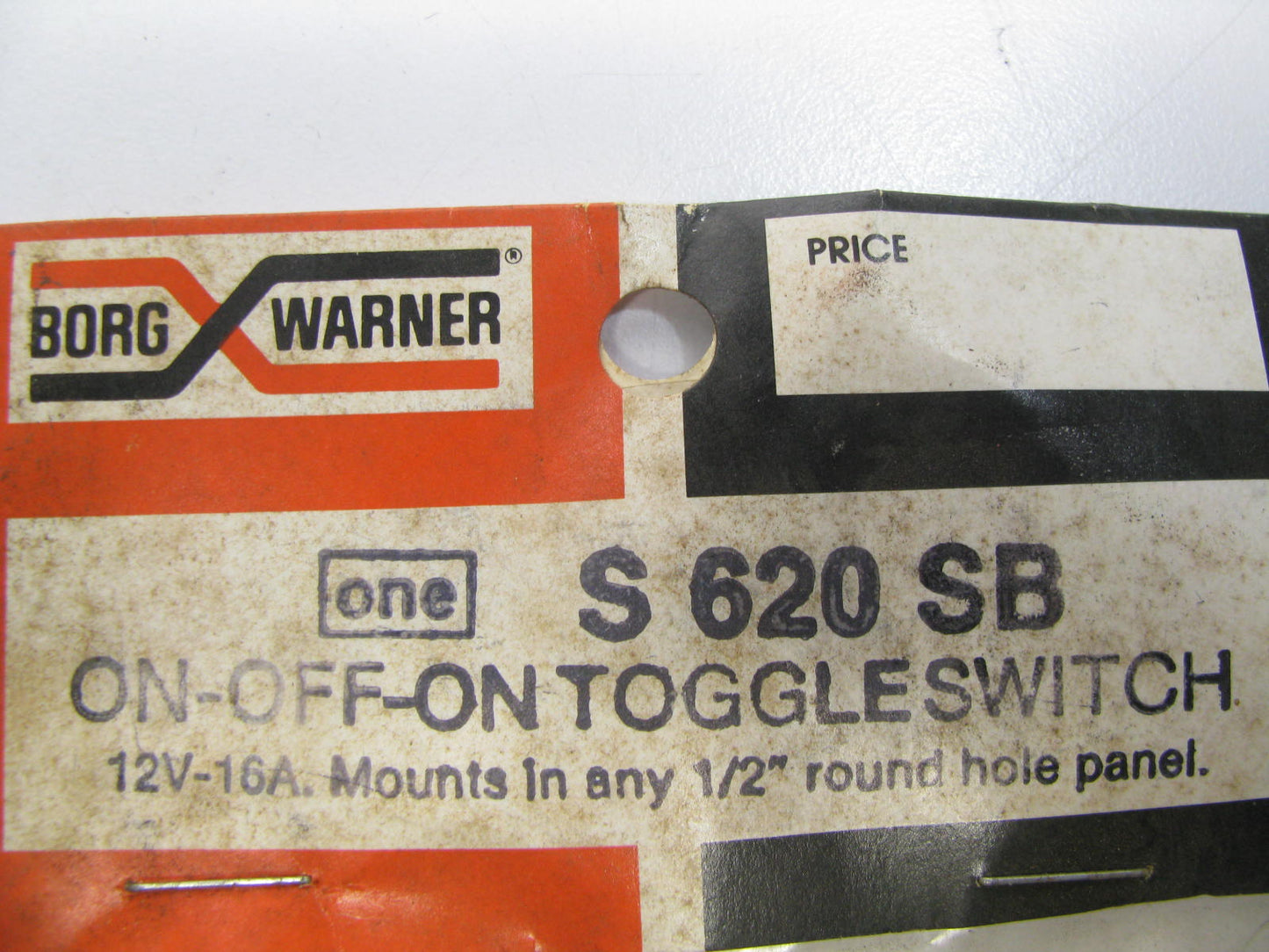 BWD S620SB Universal Toggle Switch - ON-OFF-ON 12V - 16 Amp Mounts To 12'' Hole