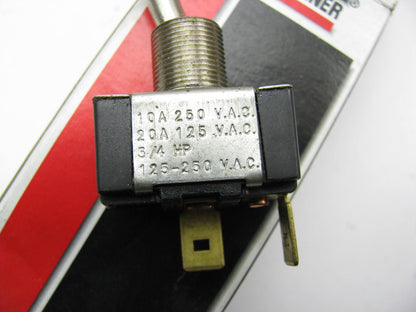 BWD S635 Toggle Switch - 12V 2 Terminal 20 Amp @ 125V 3/4 HP