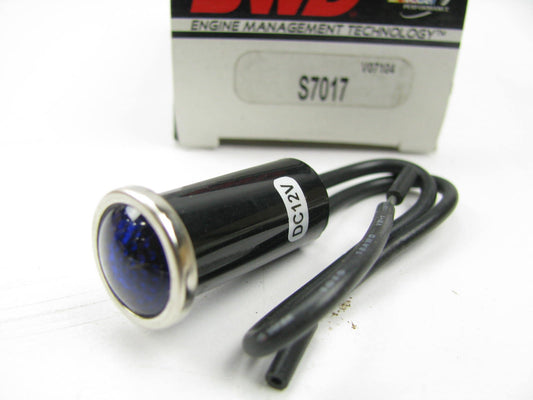 BWD S7017 BLUE Gauge Indicator Warning Light Lamp - Pilot Light