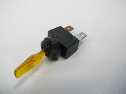 BWD S804SB Illuminated On-Off Toggle Switch - Amber 12V 16 Amp