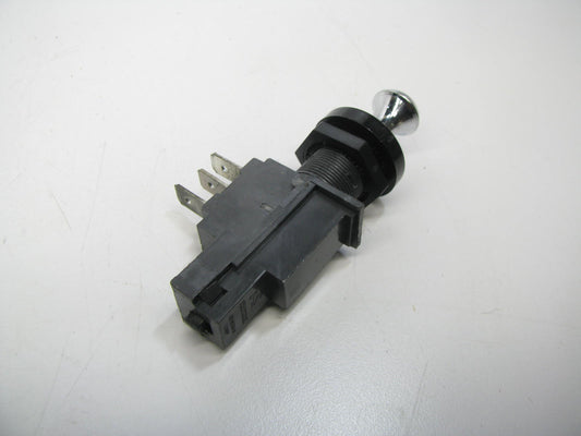 BWD S817SB Chrome Universal Push-Pull Switch - 12V 16A for 9/16'' Hole