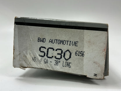 BWD SC30 Battery Cable 4 Gauge, 30'' Long, Negative, Lug To Lug